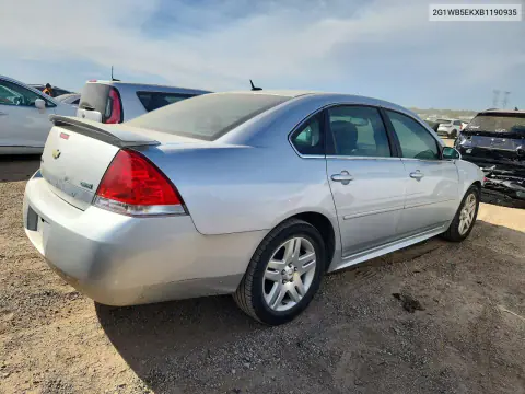 2011 Chevrolet Impala Lt VIN 2G1WB5EKXB1190935 фото 3
