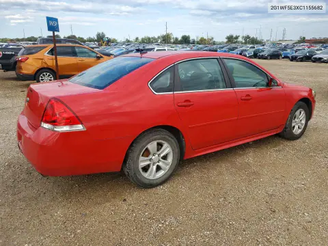 2012 Chevrolet Impala Ls VIN 2G1WF5E3XC1155682 фото 3