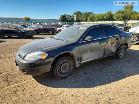 2G1WD5E38F1124392 — 2015 Chevrolet Impala, Боковая часть, фото до ремонта