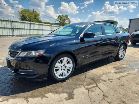2G11X5SA8H9172578 — 2017 Chevrolet Impala, Rear end, before-repair photos