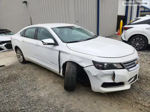 2017 Chevrolet Impala Lt VIN 2G1105SA9H9121188 фото 4