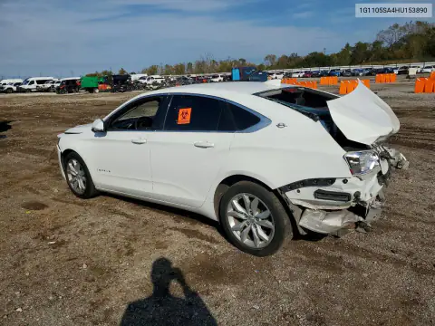 1G1105SA4HU153890 — 2017 Chevrolet Impala, foto 2 de Copart, Parte trasera