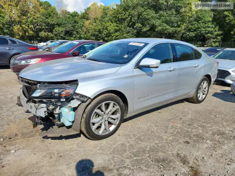 2G1105S39H9155696 — 2017 Chevrolet Impala, Parte delantera, fotos antes de reparar
