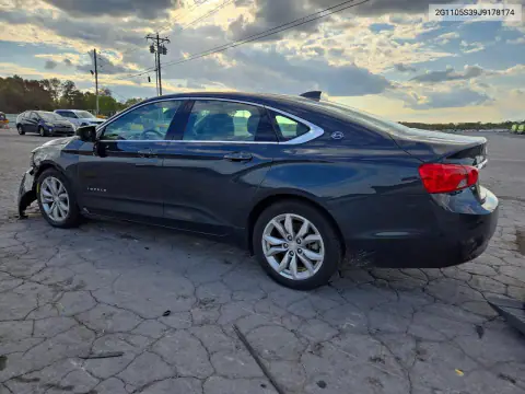 2G1105S39J9178174 — 2018 Chevrolet Impala, фото 2 с аукциона Copart, ПЕРЕДНЯЯ ЧАСТЬ