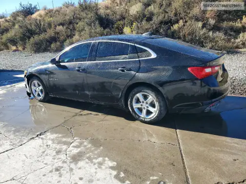 1G1ZC5ST8MF079691 — 2021 Chevrolet Malibu, zdjęcie 2 z Copart, Przód