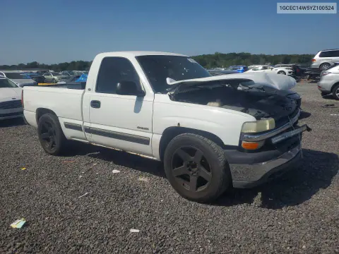 2000 Chevrolet Silverado C1500 VIN 1GCEC14W5YZ100524 фото 4