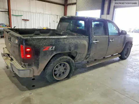 2012 Chevrolet 1500 Silverado VIN 3GCPKSE71CG310488 фото 3