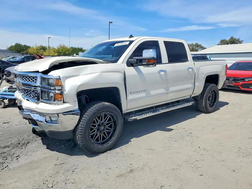 3GCPCSEC8EG303468 Chevrolet Silverado 2014 — daño Parte delantera, foto antes de reparar