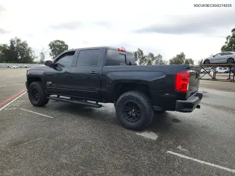 2016 Chevrolet Silverado K1500 Ltz VIN 3GCUKSEC3GG274325 фото 2