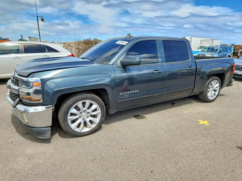 3GCPCREC7HG444142 Chevrolet Silverado 2017 — повреждение ПЕРЕДНЯЯ ЧАСТЬ, фото до ремонта