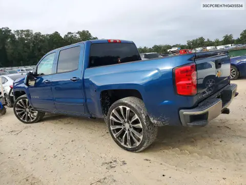 2017 Chevrolet Silverado C1500 Lt VIN 3GCPCREH7HG435534 фото 2