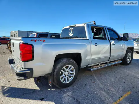 3GCUKREC2HG362406 — 2017 Chevrolet Silverado, foto 3 de Copart, Inundación