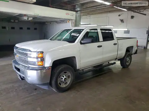 1GC1KREG3KF253113 — 2019 Chevrolet Silverado, Мелкие вмятины и царапины, фото до ремонта