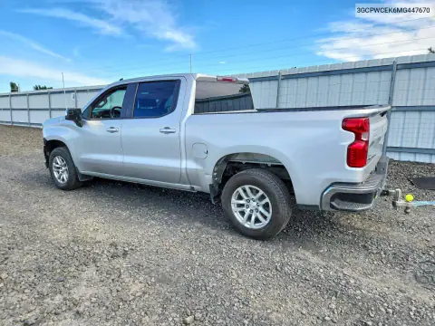 3GCPWCEK6MG447670 — 2021 Chevrolet Silverado, ფოტო 2, Copart 27.10.2026, წინა ნაწილი