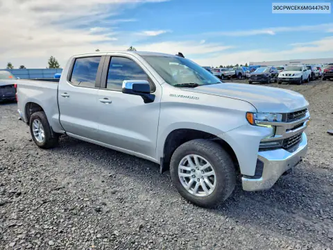 3GCPWCEK6MG447670 — 2021 Chevrolet Silverado, ფოტო 4, Copart 27.10.2026, წინა ნაწილი