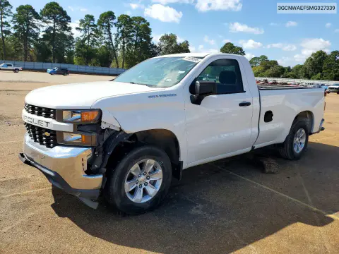 2021 Chevrolet Silverado C1500 VIN 3GCNWAEF5MG327339 фото 1