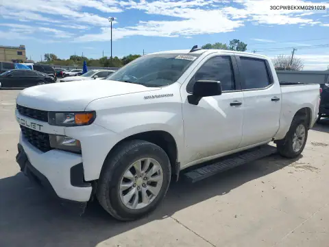 3GCPWBEKXMG291028 — 2021 Chevrolet Silverado, Передня частина, фото до ремонту