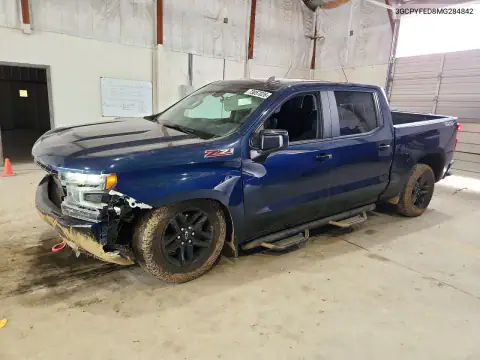3GCPYFED8MG284842 — 2021 Chevrolet Silverado, Daños en los bajos, fotos antes de reparar