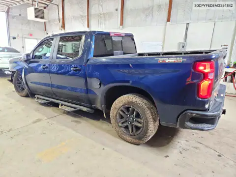 3GCPYFED8MG284842 — 2021 Chevrolet Silverado, zdjęcie 2 z Copart, Uszkodzenia podwozia