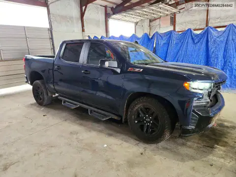 3GCPYFED8MG284842 — 2021 Chevrolet Silverado, zdjęcie 4 z Copart, Uszkodzenia podwozia