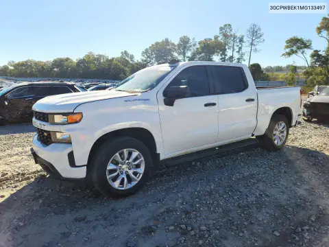 3GCPWBEK1MG133497 Chevrolet Silverado 2021 — Front end damage, before-repair photo