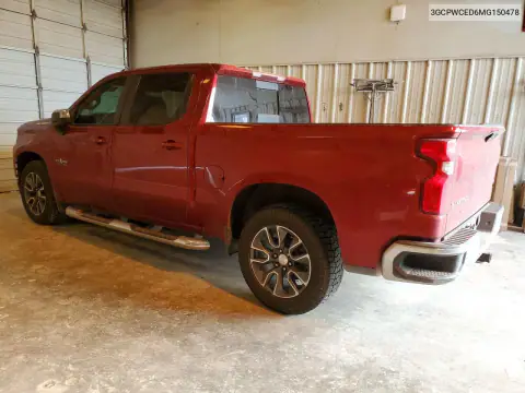 3GCPWCED6MG150478 — 2021 Chevrolet Silverado, фото 2 з Copart, Підтоплення