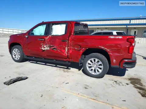 3GCPYBEK2MG317602 — 2021 Chevrolet Silverado, photo 2 from Copart, Side