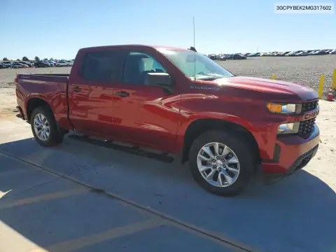 3GCPYBEK2MG317602 — 2021 Chevrolet Silverado, photo 4 from Copart, Side