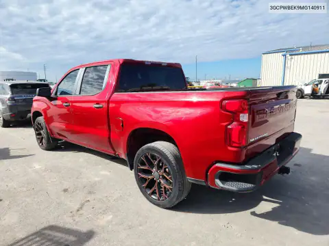 3GCPWBEK9MG140911 — 2021 Chevrolet Silverado, zdjęcie 2 z Copart, Uszkodzenia mechaniczne