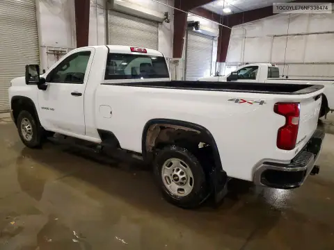 1GC0YLE76NF338474 — 2022 Chevrolet Silverado, фото 2 с аукциона Copart, Град