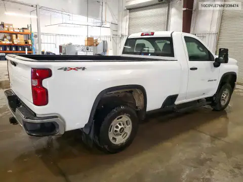 1GC0YLE76NF338474 — 2022 Chevrolet Silverado, фото 3 с аукциона Copart, Град