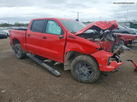3GCUDFED8PG345321 — 2023 Chevrolet Silverado, photo 4 from Copart, Front end