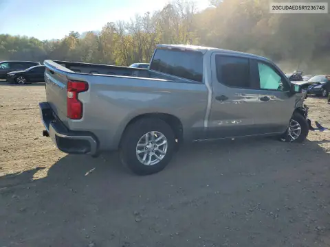 2GCUDAED5R1236748 — 2024 Chevrolet Silverado, photo 3 from Copart, Front end