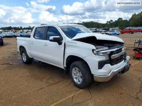 3GCPACEK0RG155793 — 2024 Chevrolet Silverado, photo 4 from Copart, Front end