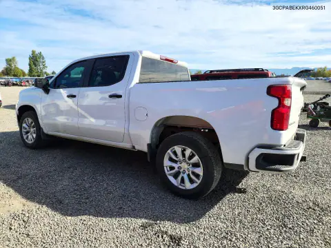3GCPABEKXRG460051 — 2024 Chevrolet Silverado, photo 2 from Copart, Front end