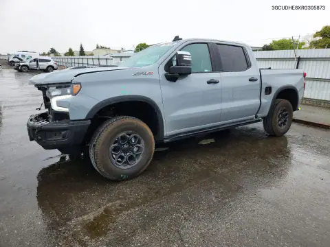 3GCUDHE8XRG305873 — 2024 Chevrolet Silverado, ПЕРЕДНЯЯ ЧАСТЬ, фото до ремонта