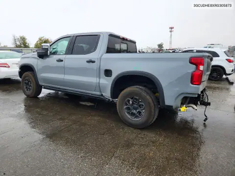 3GCUDHE8XRG305873 — 2024 Chevrolet Silverado, фото 2 с аукциона Copart, ПЕРЕДНЯЯ ЧАСТЬ
