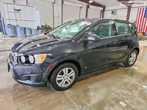 2015 Chevrolet Sonic Lt VIN 1G1JC6SH8F4100312 фото 1