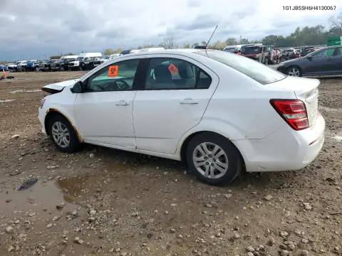 1G1JB5SH6H4130067 — 2017 Chevrolet Sonic, foto 2 de Copart, Parte delantera