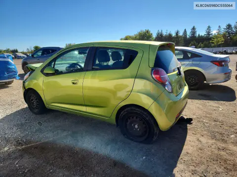 2013 Chevrolet Spark 1Lt VIN KL8CD6S98DC555064 фото 2