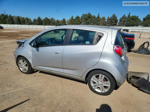 2014 Chevrolet Spark 1Lt VIN KL8CD6S98EC426078 фото 2