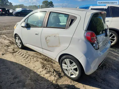 2014 Chevrolet Spark 1Lt VIN KL8CD6S92EC536415 фото 2