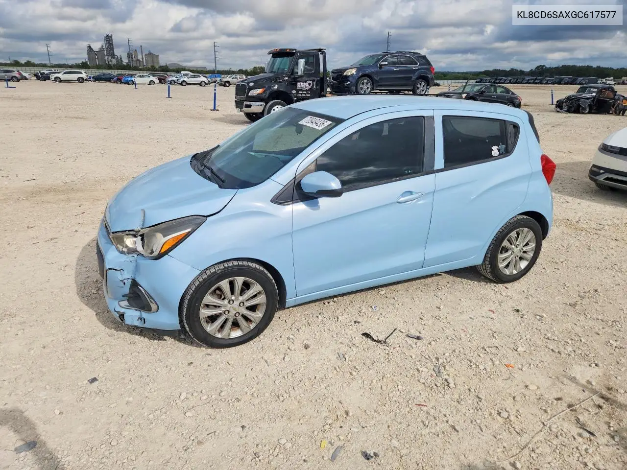 2016 Chevrolet Spark 1Lt VIN KL8CD6SAXGC617577 фото 1