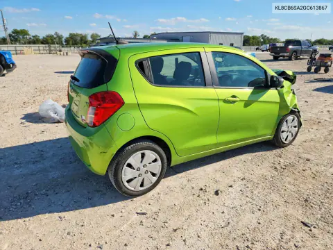 2016 Chevrolet Spark Ls VIN KL8CB6SA2GC613867 фото 3