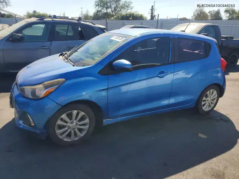 2016 Chevrolet Spark 1Lt VIN KL8CD6SA1GC644263 фото 1