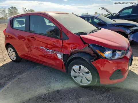 KL8CB6SA7HC702478 — 2017 Chevrolet Spark, фото 4 з Copart, Бокова частина