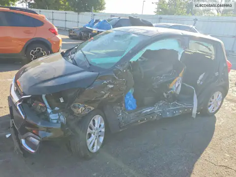 KL8CD6SA0LC449863 — 2020 Chevrolet Spark, Повреждения со всех сторон, фото до ремонта