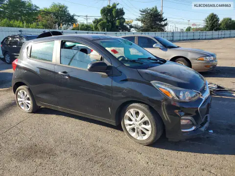 KL8CD6SA0LC449863 — 2020 Chevrolet Spark, фото 4 с аукциона Copart, Повреждения со всех сторон
