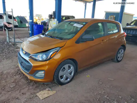 KL8CB6SA5LC443482 — 2020 Chevrolet Spark, Передня частина, фото до ремонту
