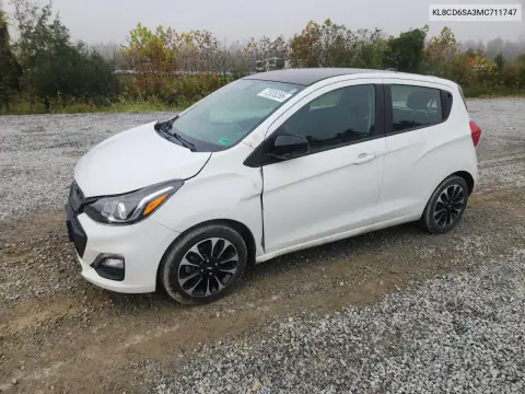 KL8CD6SA3MC711747 — 2021 Chevrolet Spark, ПЕРЕДНЯЯ ЧАСТЬ, фото до ремонта
